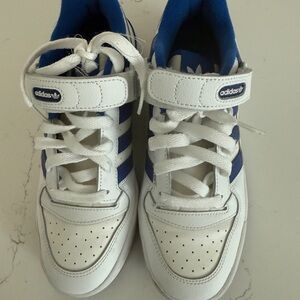 adidas Blue and White Sneakers